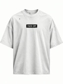 T-SHIRT "FUCK OFF" (biały)