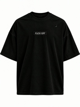 T-SHIRT FUCK OFF (czarny)